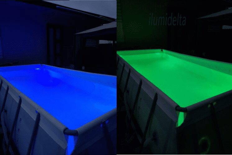 Luz Led Piscina Sumergible Rgb 10 Colores -control Remoto. - Imagen 14