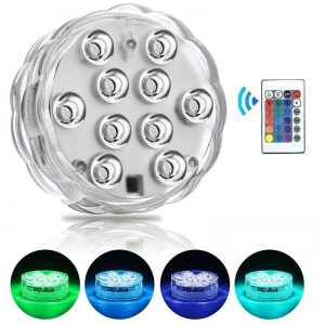Alternative view of Luz Led Piscina Sumergible Rgb 10 Colores -control Remoto.