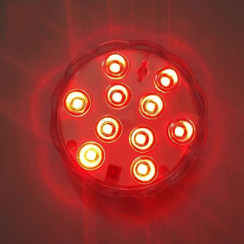 Luz Led Piscina Sumergible Rgb 10 Colores -control Remoto. - Imagen 7