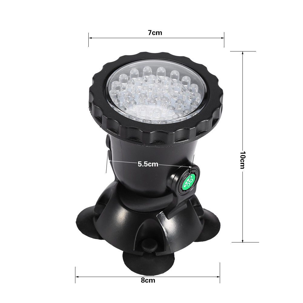 Luz Led Sumergible Multicolor Fuente Agua Acuario Rgb - Imagen 2
